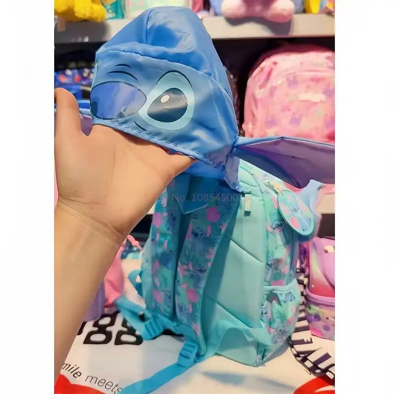 MOCHILA ESCOLAR STITCH À PROVA D'ÁGUA