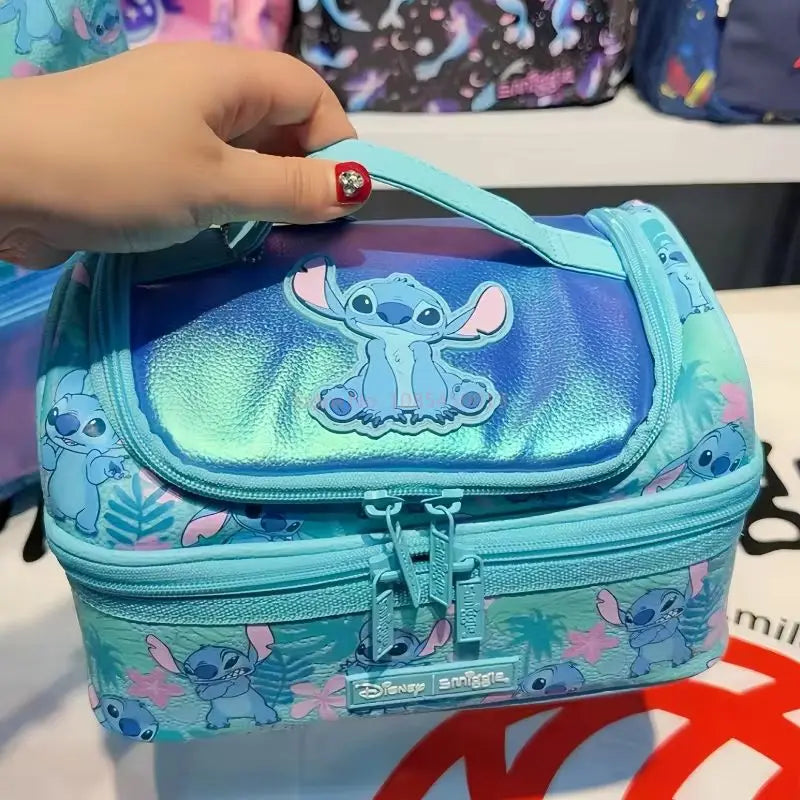 MOCHILA ESCOLAR STITCH À PROVA D'ÁGUA